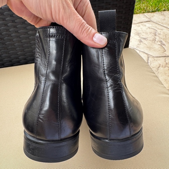 To Boot New York Adam Derrick Black Leather Chelsea Boots Men’s 11 Made in Italy main image 11